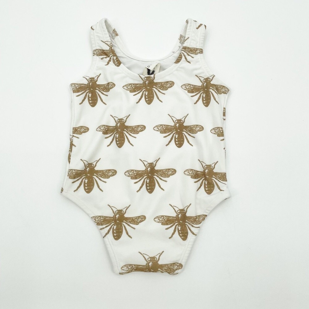 Kate Quinn Bee Print One Piece Swimsuit